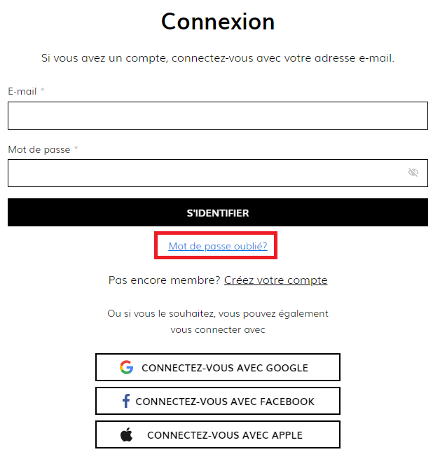 Se connecter à Mon Compte - Mon Compte